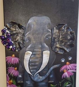 Mix media canvas 16×20